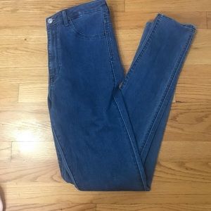 High waisted jeggings